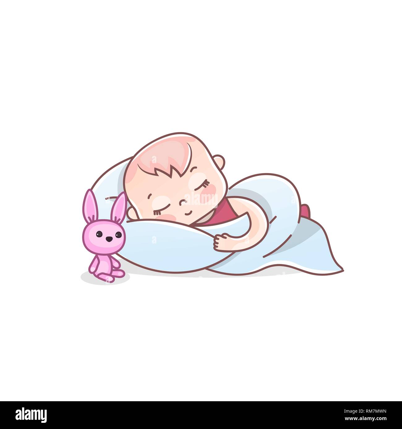 Mother Baby Cartoon Illustration Fotos E Imagenes De Stock Alamy