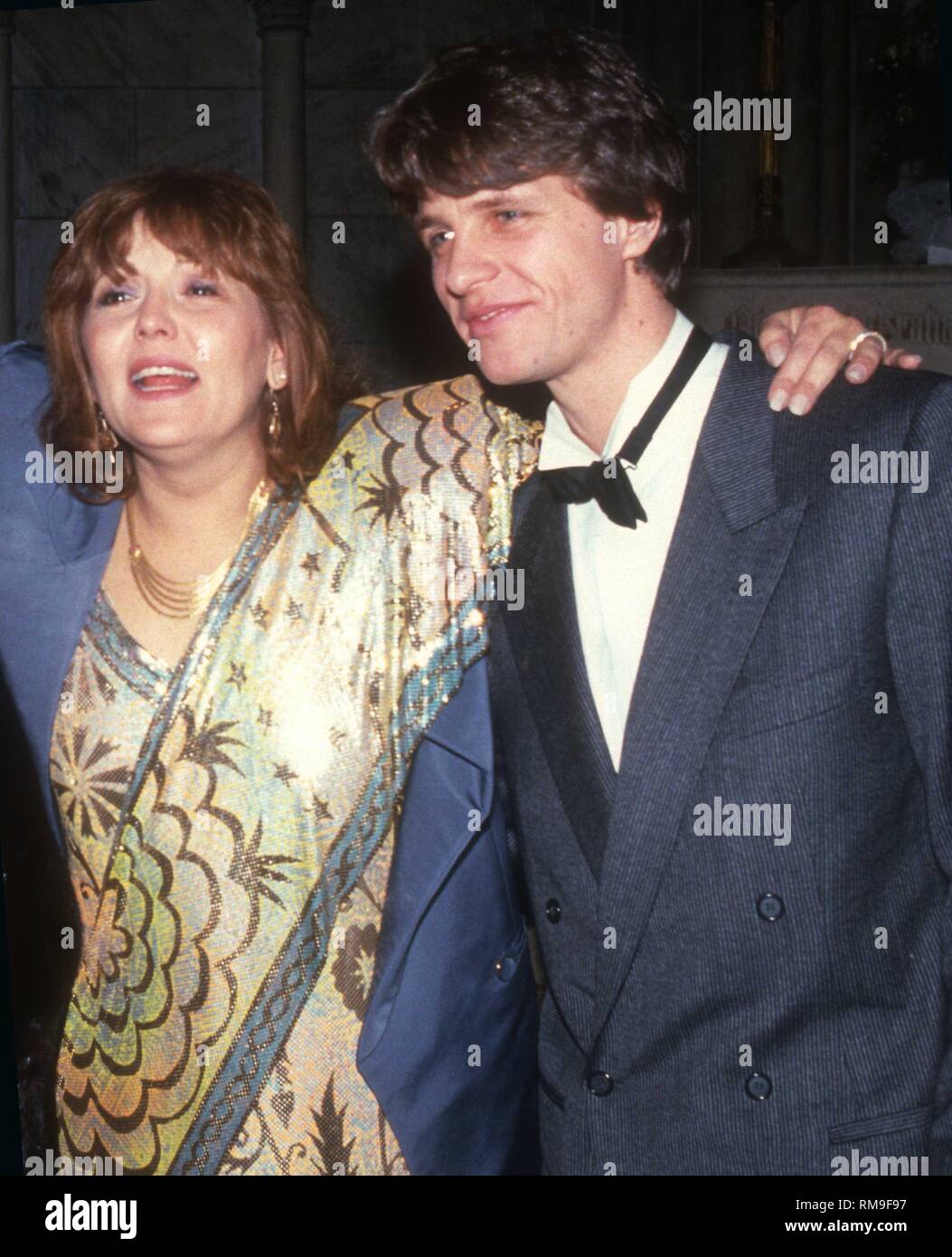 Brenda Vaccaro y Guy Hector boda 1986 Foto por John Barrett/PHOTOlink