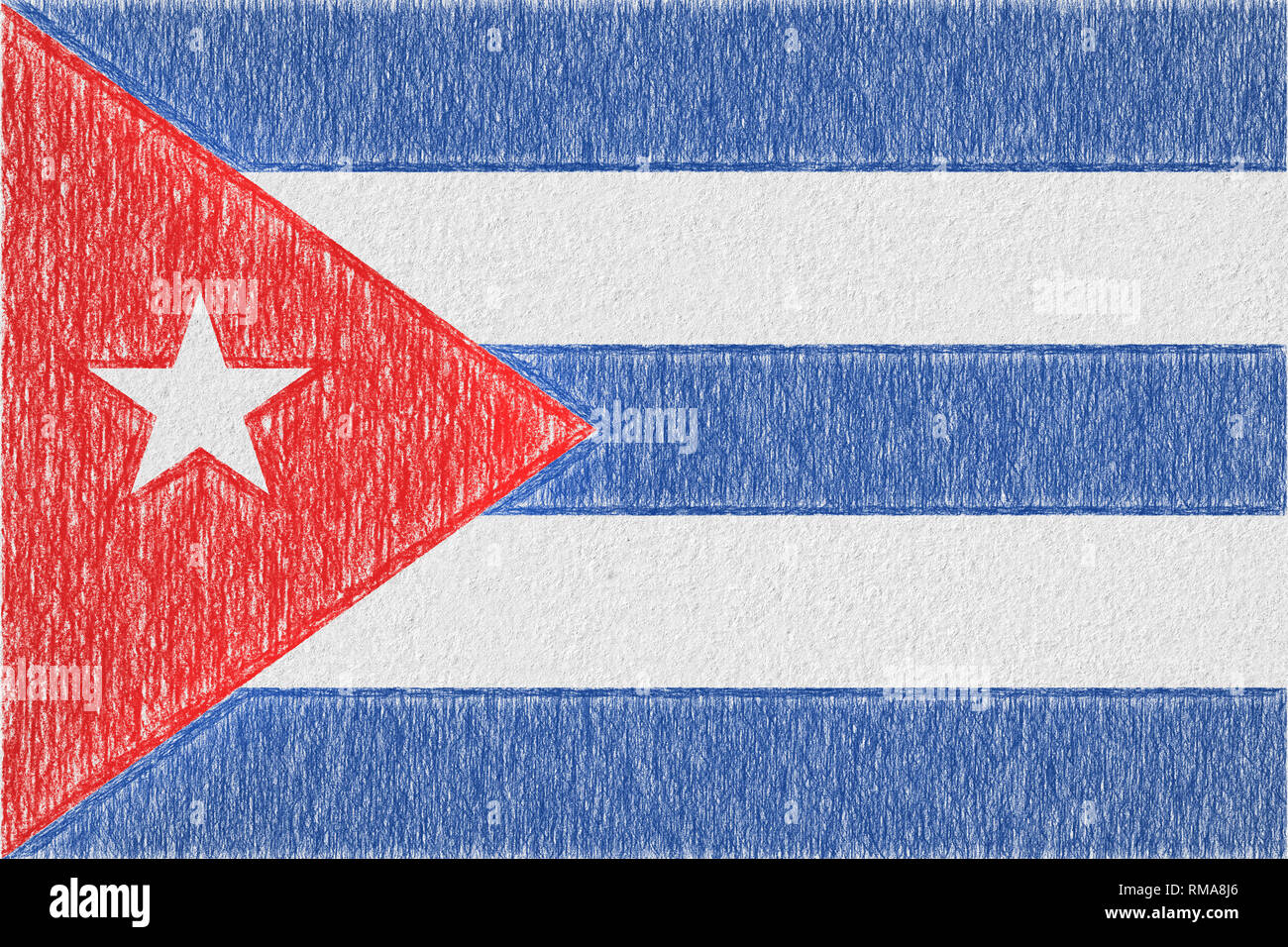 Bandera cubana dibujo fotografías e imágenes de alta resolución - Alamy
