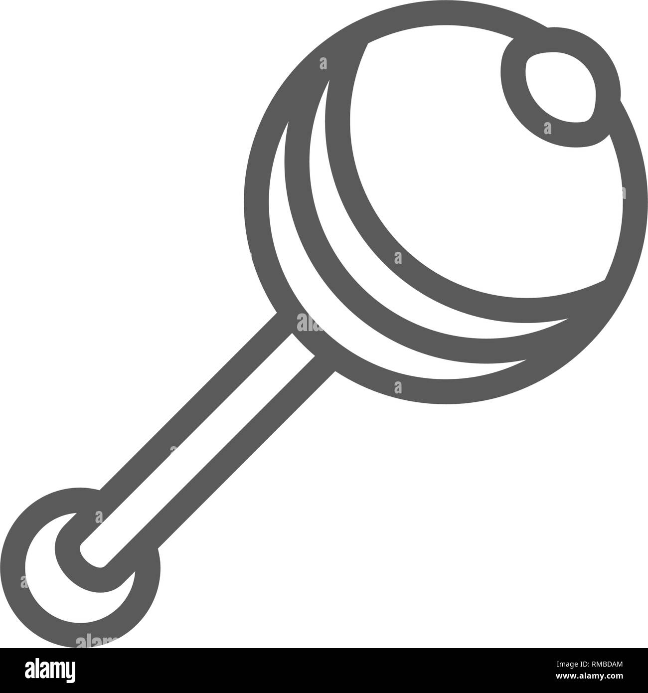 Baby Maracas Isolated Icon Vector Fotos E Imagenes De Stock Alamy