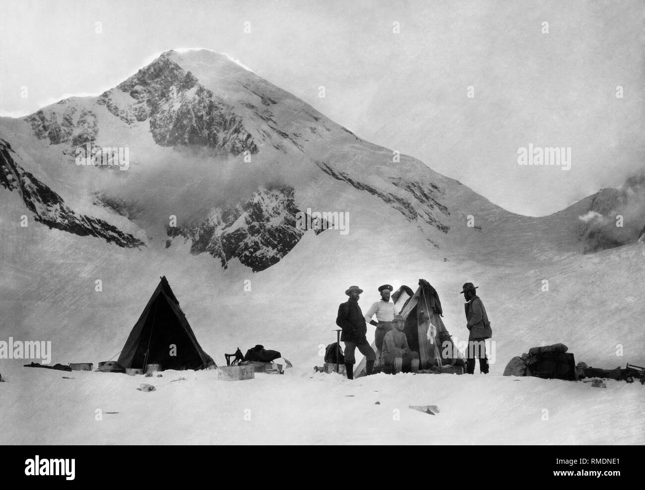 Los exploradores italianos, Alaska, 1897 Foto de stock