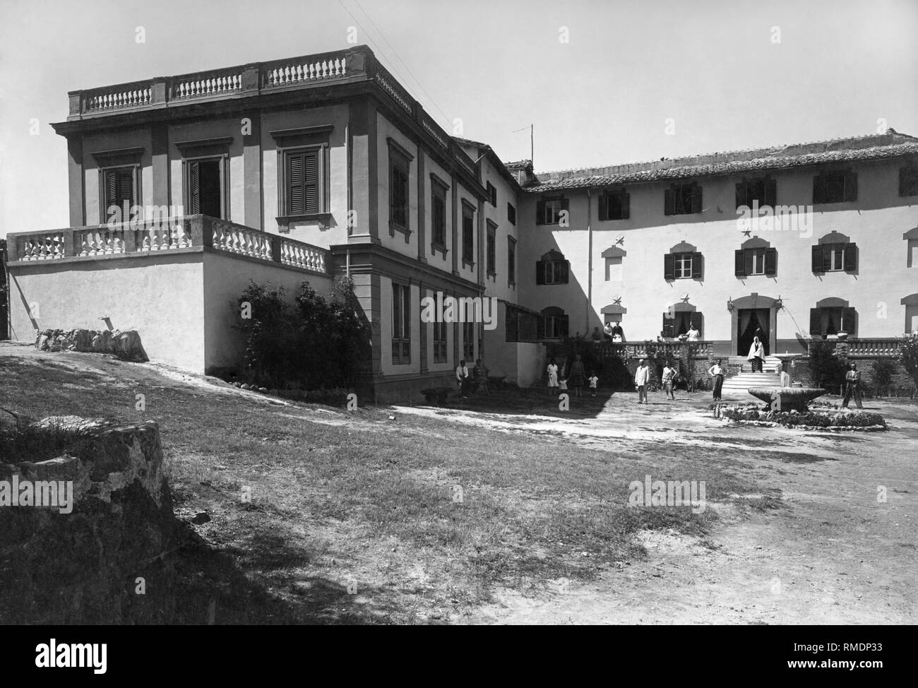 Italia, Basilicata, stigliano, particularmente la salud spa, 1930-40 Foto de stock