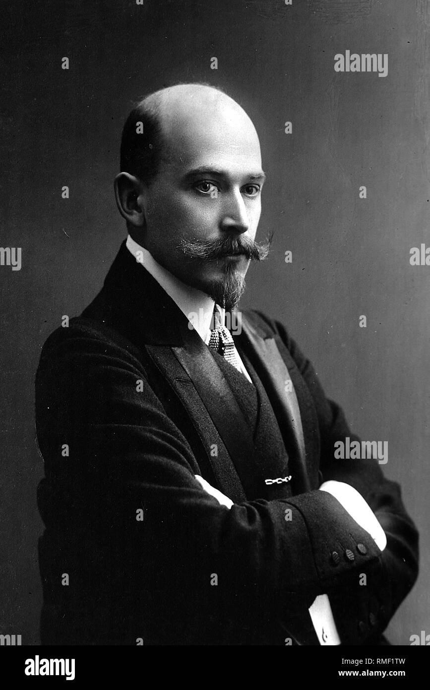 Porträt Boris Y. Polonsky, hijo del poeta Yakov Polonsky. Fotografía de gelatina de plata Foto de stock