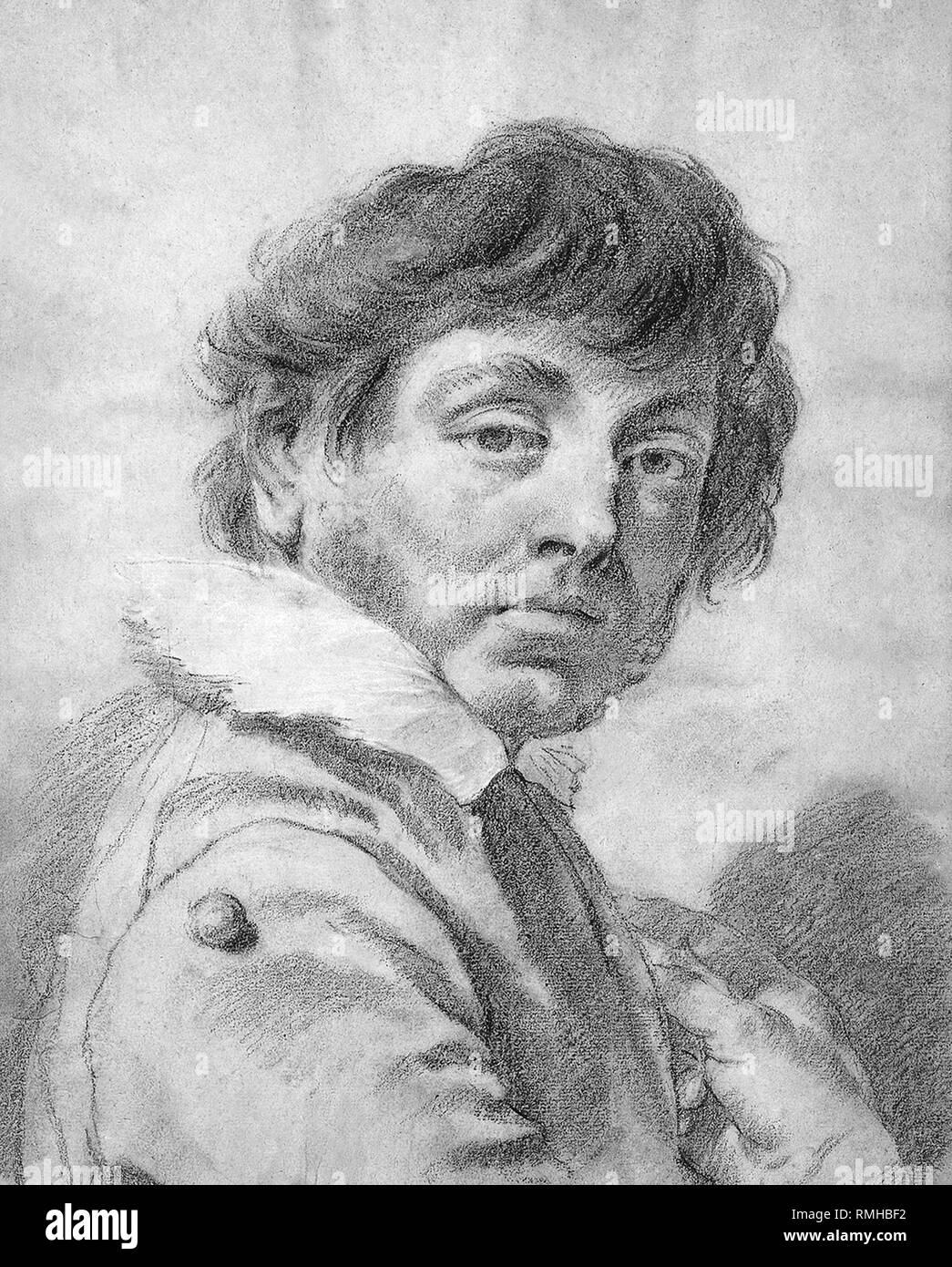 Giovanni Battista Piazzetta (Giambattista Piazzeta o Giambattista Valentino Piazzetta) (1683 - 1754), artista pintor rococó italiano Foto de stock