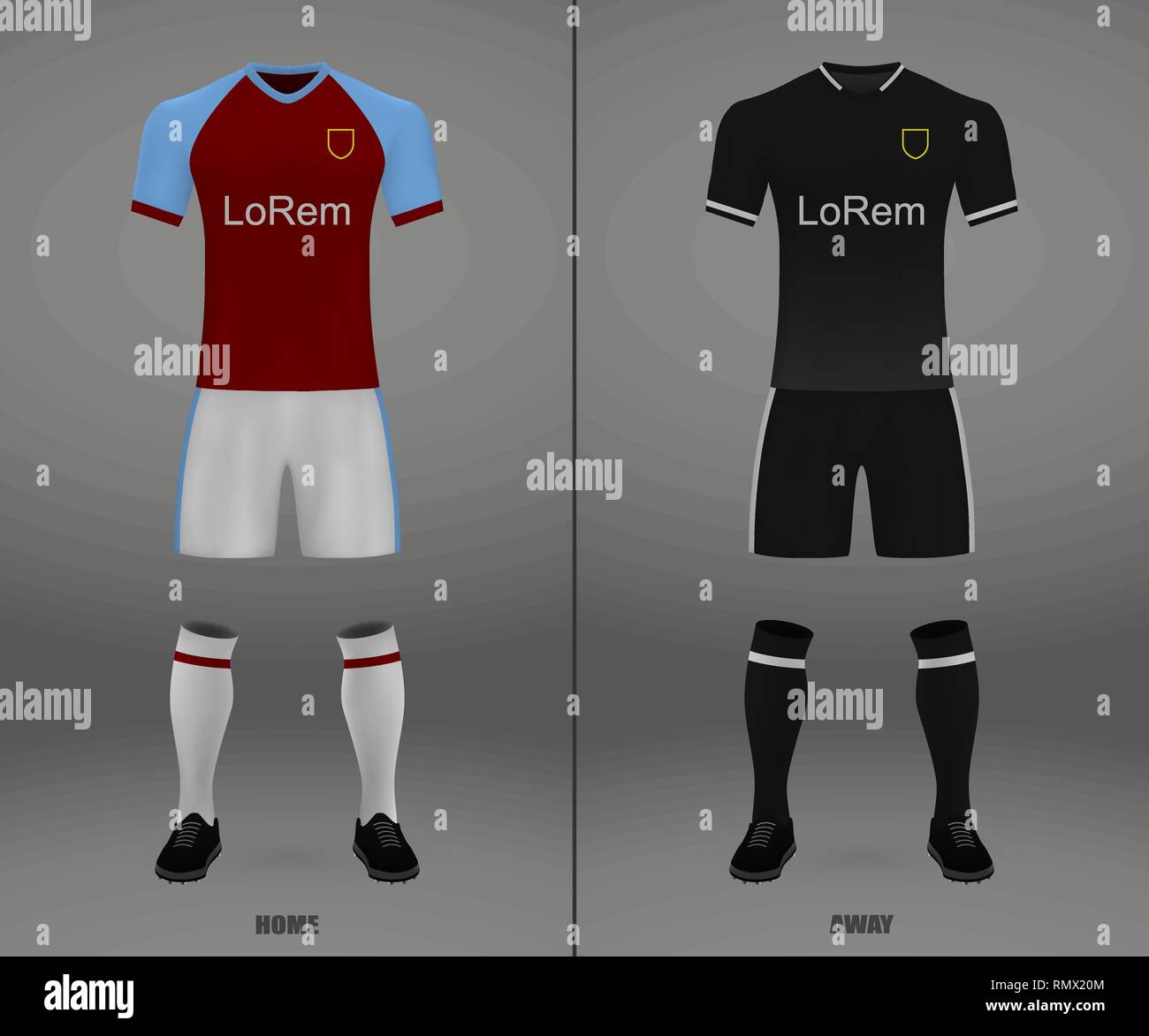 Burnley football club Imágenes vectoriales stock -