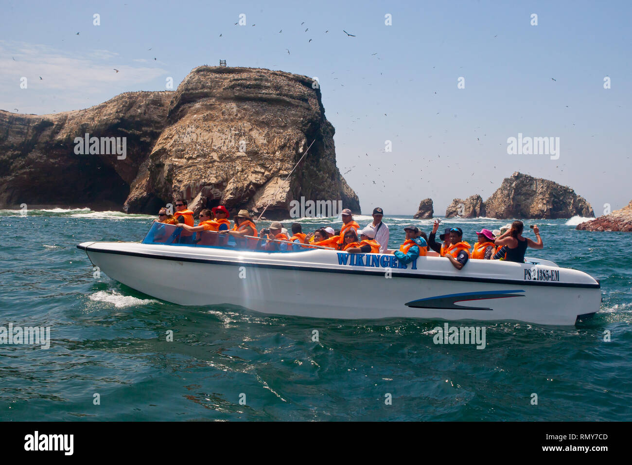 Islas Balestas Parque Nacional De Vida Silvestre En El Per Fotograf a 