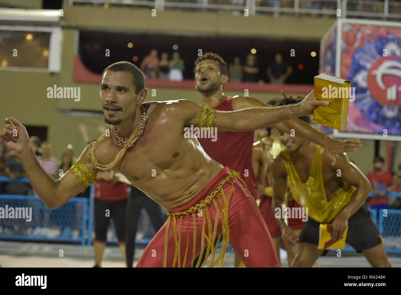 Río de Janeiro, Brasil. 16 Feb 2019. Carnaval 2019 ensayo técnico RJ - La  escuela de samba XXX participa en la técnica de ensayo en el sambodromo de  Río de Janeiro, en