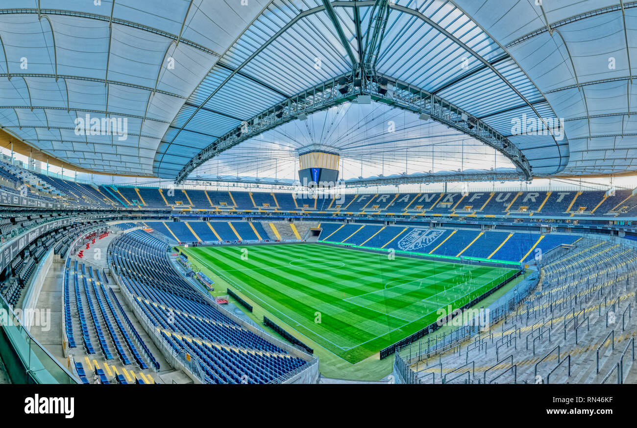 El Eintracht Frankfurt stadium Foto de stock