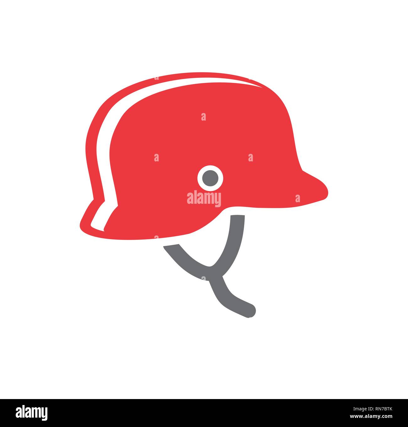 Casco de motocicleta icono en fondo blanco para diseño Casco de motocicleta icono en fondo blanco para diseño