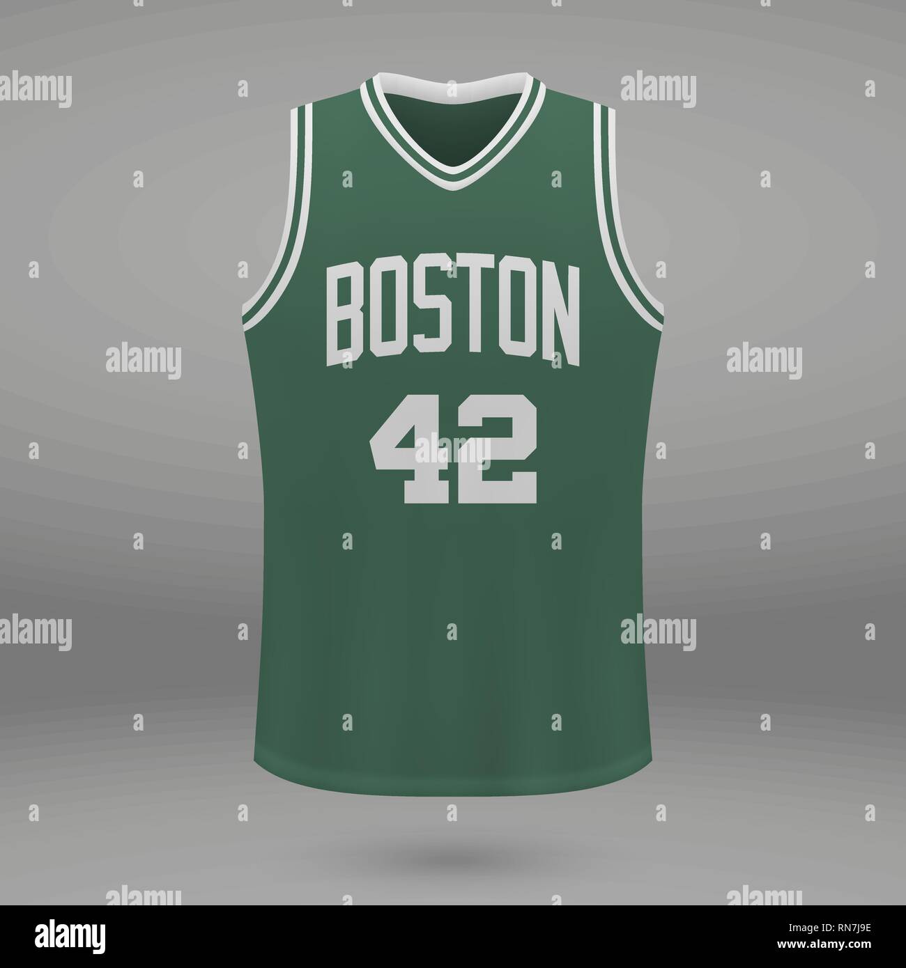 Camiseta deportiva realista Boston Celtics, Jersey plantilla para kit de  baloncesto. Ilustración vectorial Imagen Vector de stock - Alamy