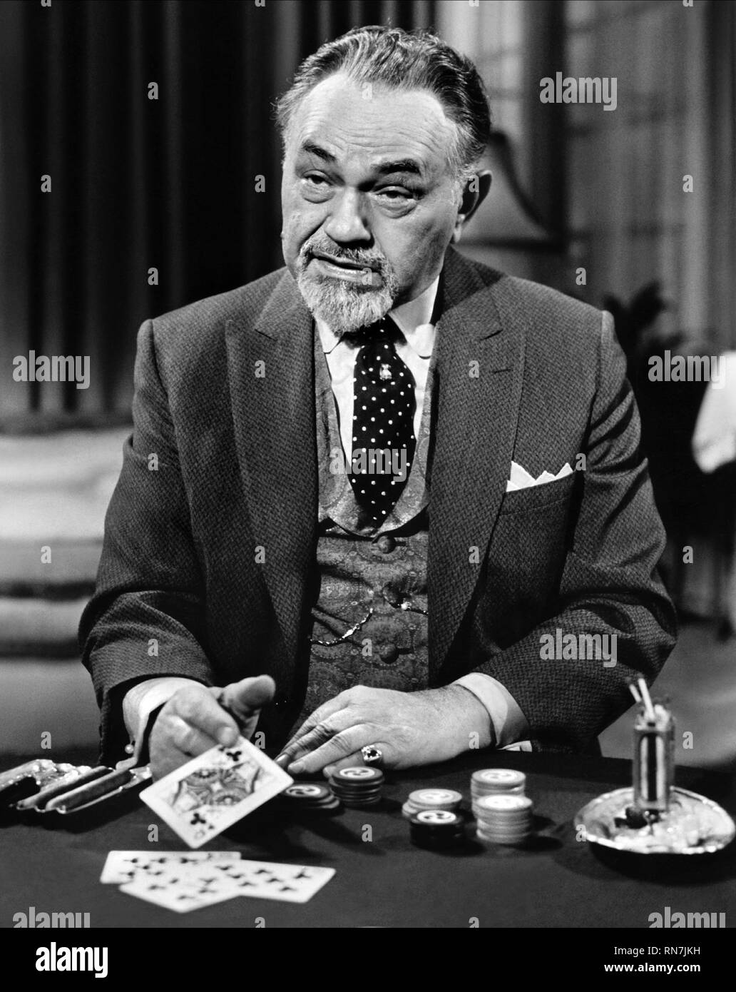 EDWARD G. Robinson, el CINCINNATI KID, 1965 Foto de stock