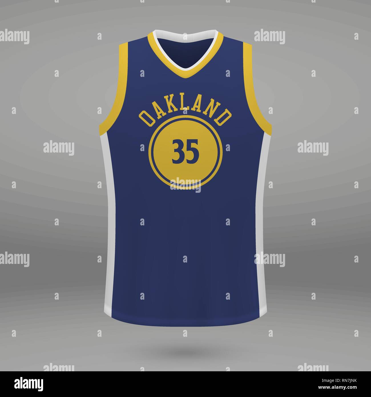 deportiva realista Golden State Warriors, Jersey plantilla para Ilustración vectorial Imagen Vector de stock - Alamy