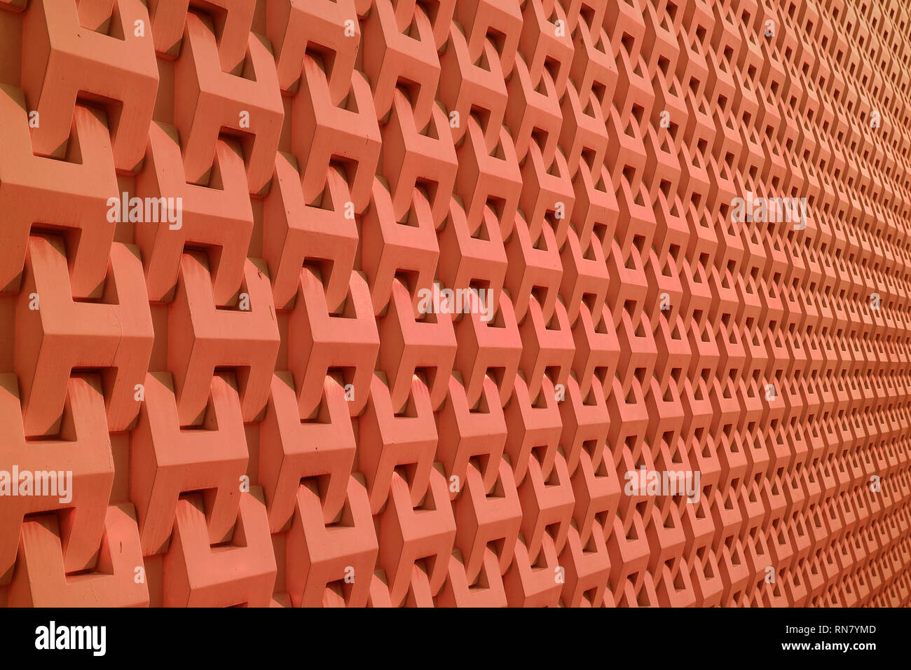 Modelo 3d Decorativas De Pared Exterior Del Edificio En Color