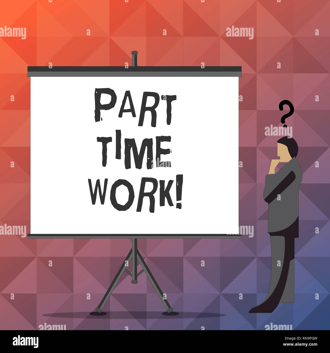 Texto De Escritura El Trabajo A Tiempo Parcial Concepto Significado Un Trabajo Que No Es Capaz De Realizar Pero Peranalysisent Bien Fotografia De Stock Alamy