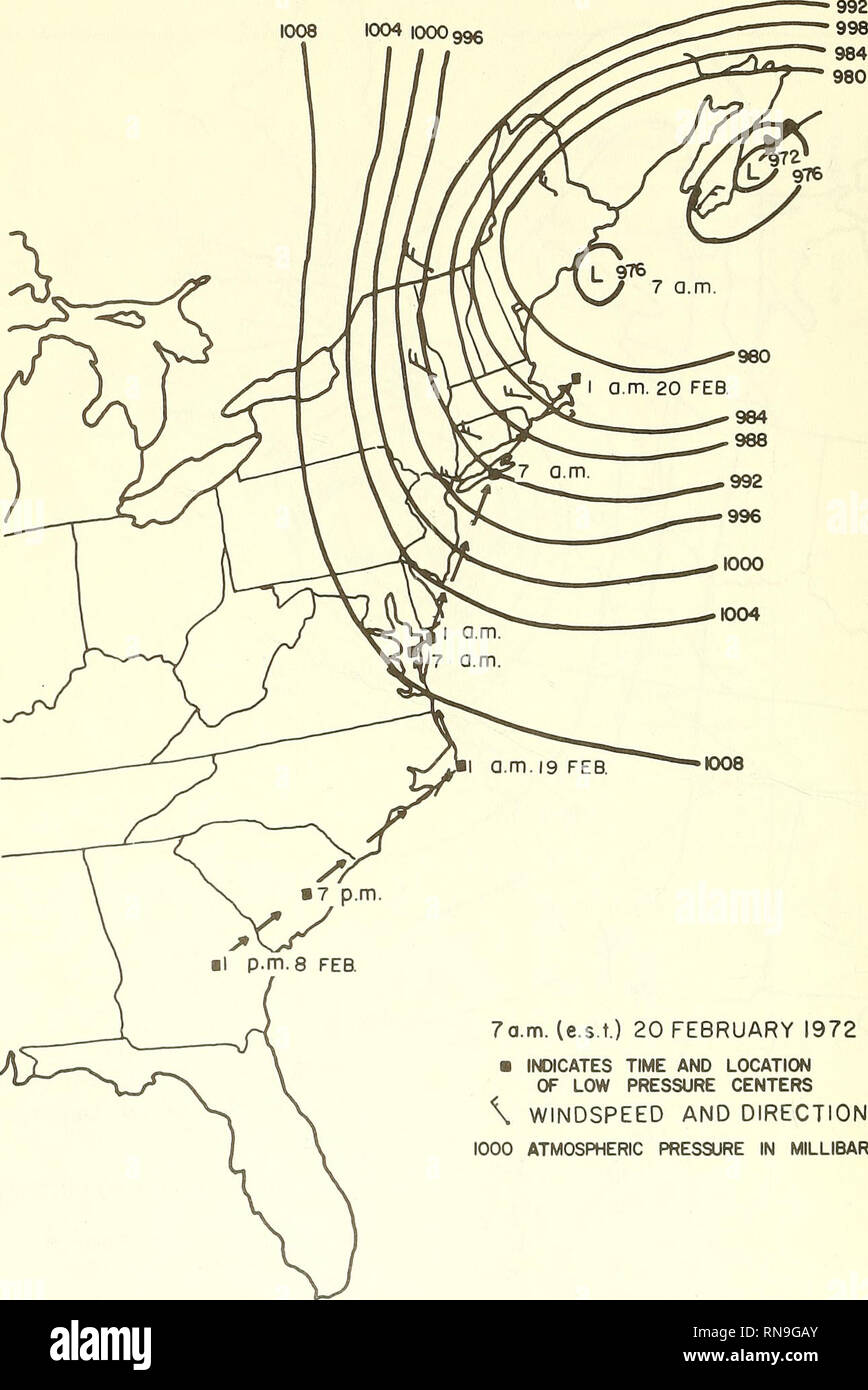 Análisis de las variaciones a corto plazo en la morfología de la playa ( y  simultáneos procesos dinámicos ) para el verano y el invierno, 1971-72 en  Plum Island, Massachusetts. Las