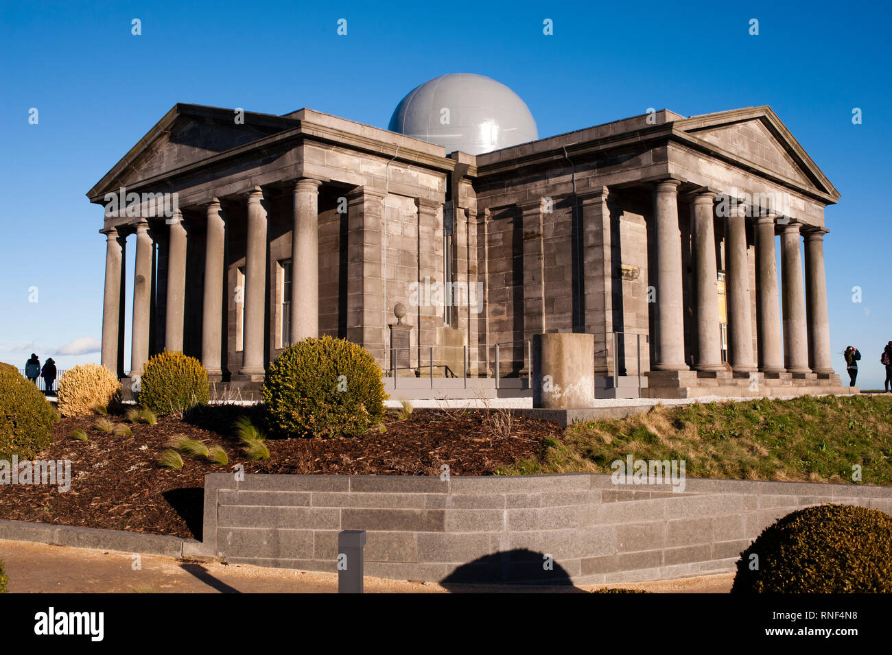 Vista de la ciudad Observatorio en Calton Hill. Edimburgo. Escocia Foto de stock