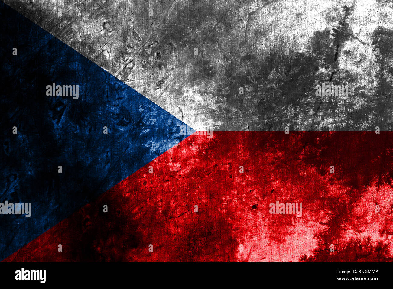 Antigua Republica Checa Grunge Antecedentes Bandera Fotografia De Stock Alamy