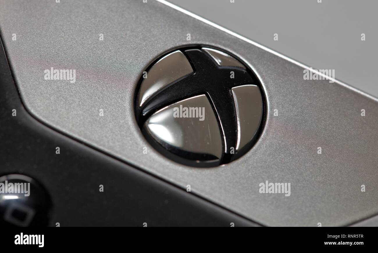 Un controlador inalámbrico Xbox Foto de stock