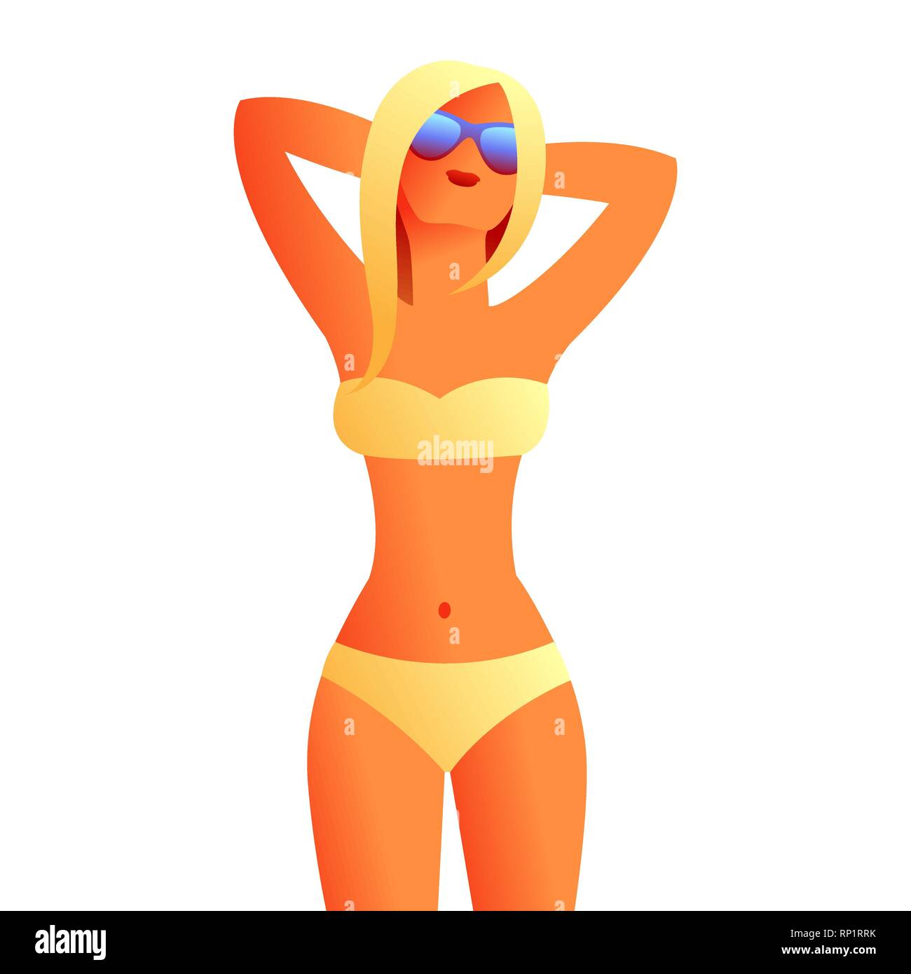 Caricatura de bikini fotografías e imágenes de alta resolución - Alamy