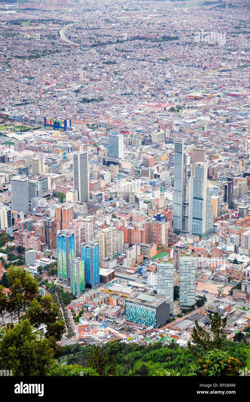 Colombia, Bogotá, el Distrito Central de Negocios de la capital Foto de stock