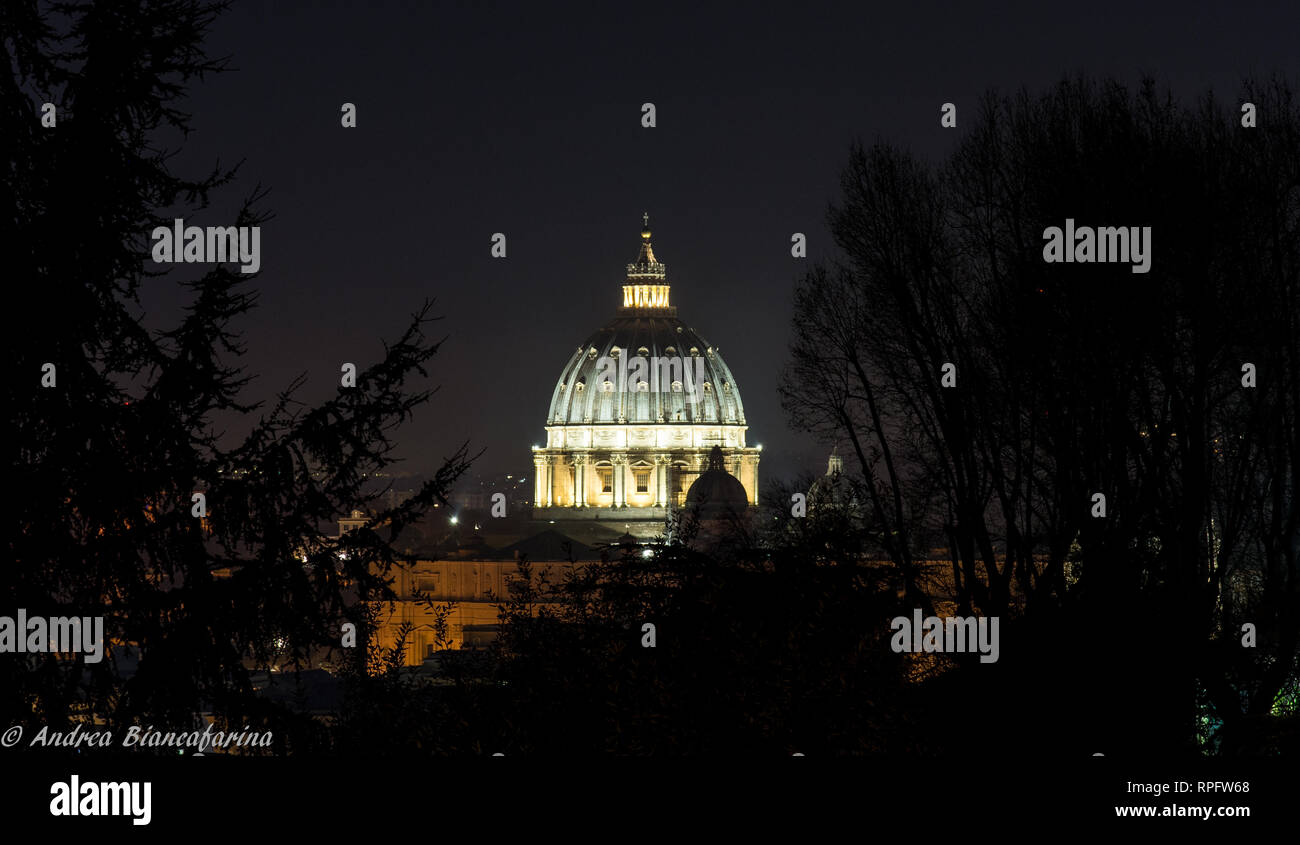 Vista del Vaticano Foto de stock
