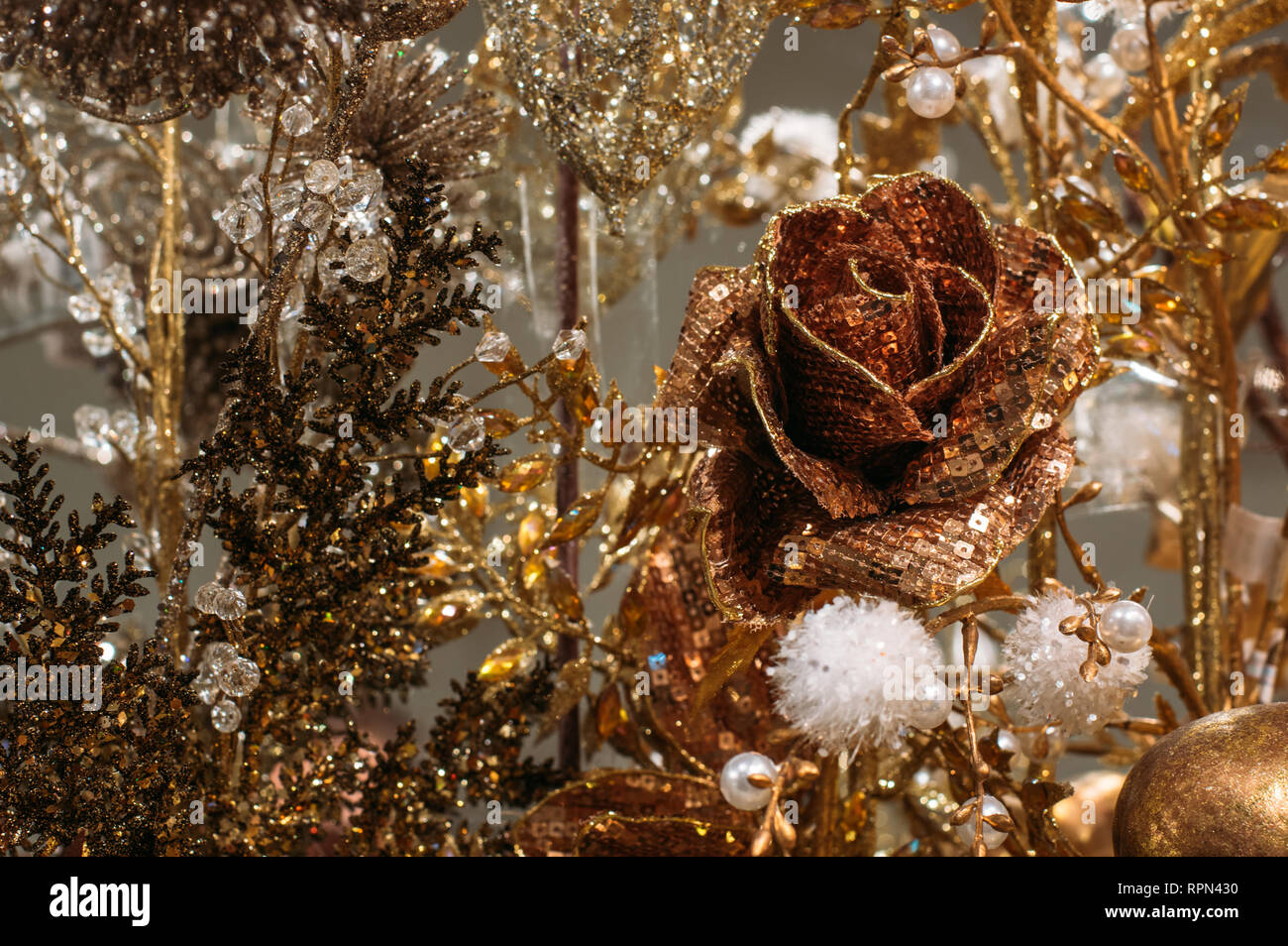 Petrificar Colonos Marcado Rose gold christmas fotografías e imágenes de alta resolución - Alamy