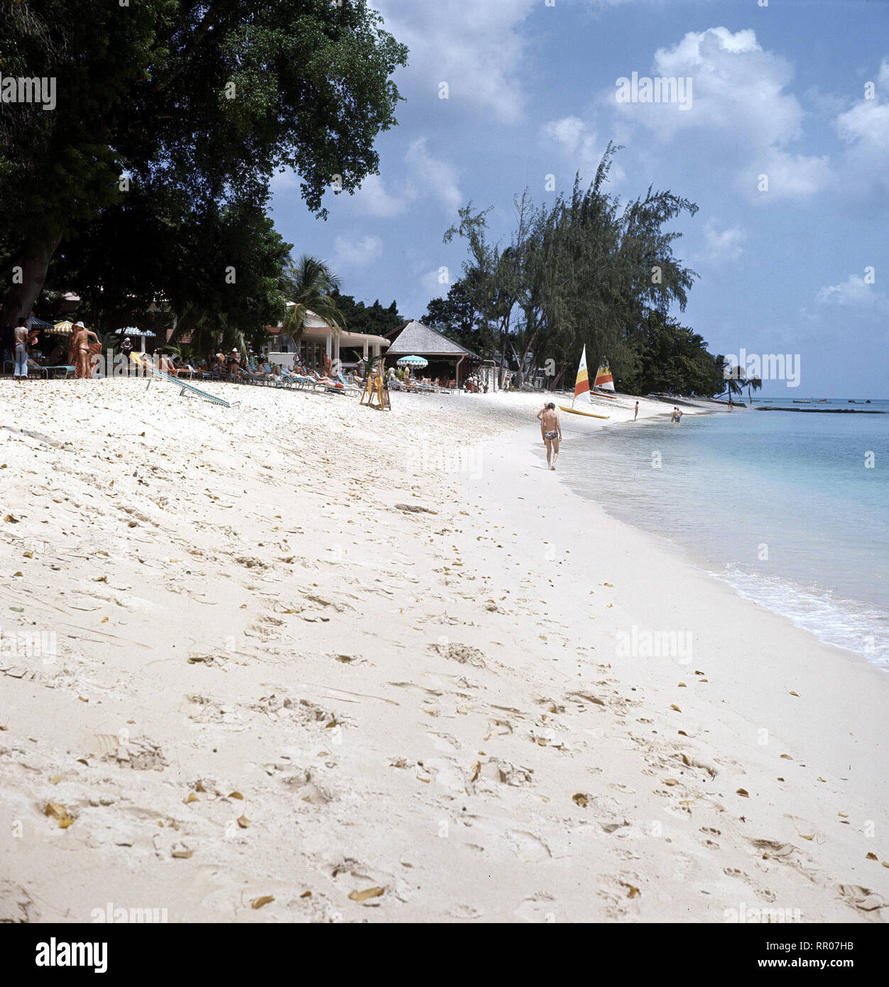 Strand auf Barbados / Überschrift: Barbados Foto de stock