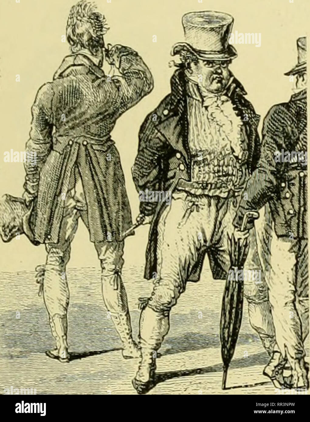 . Acta Societatis Scientiarum Fennicae. La ciencia. Abb. 79. einen Obskuranten verjagen (Laurin : Skämtbilden, Abb. S. 167). Auf einer Zeichnung von Daiimier steht en dieser Weise ein dicker Herr auf dem "Salon" V. J. Gaz. ^ 1839 (d. Beaux-Arts 1910 I, Abb. S. 217). Aus- serordentlich oft kehrt die Stellung in den Illustrationen I. R. G. Cruikshanks und zu Egans "la vida en Londres". 1822, wieder. Hier erscheinen en dieser Stellung en einer Karnevalscene ein HeiT, der einen Moncho begrüsst, ein als Mephisto Maskierter, der im Foyer des Drury Lane Theatre sicii ein Gläschen nimmt, ein Nach Foto de stock