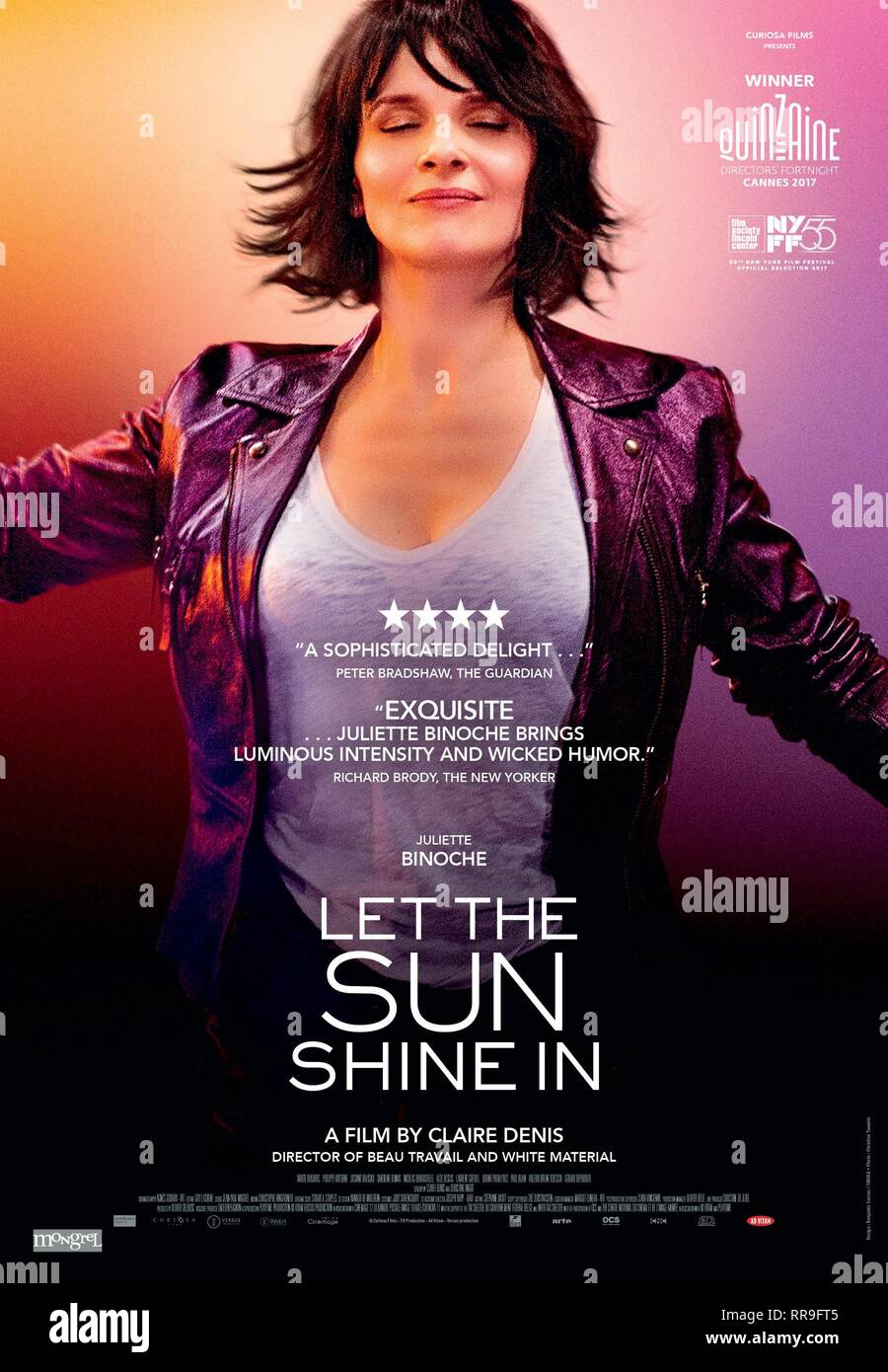 JULIETTE BINOCHE, DEJA ENTRAR EL SOL, 2017 Foto de stock