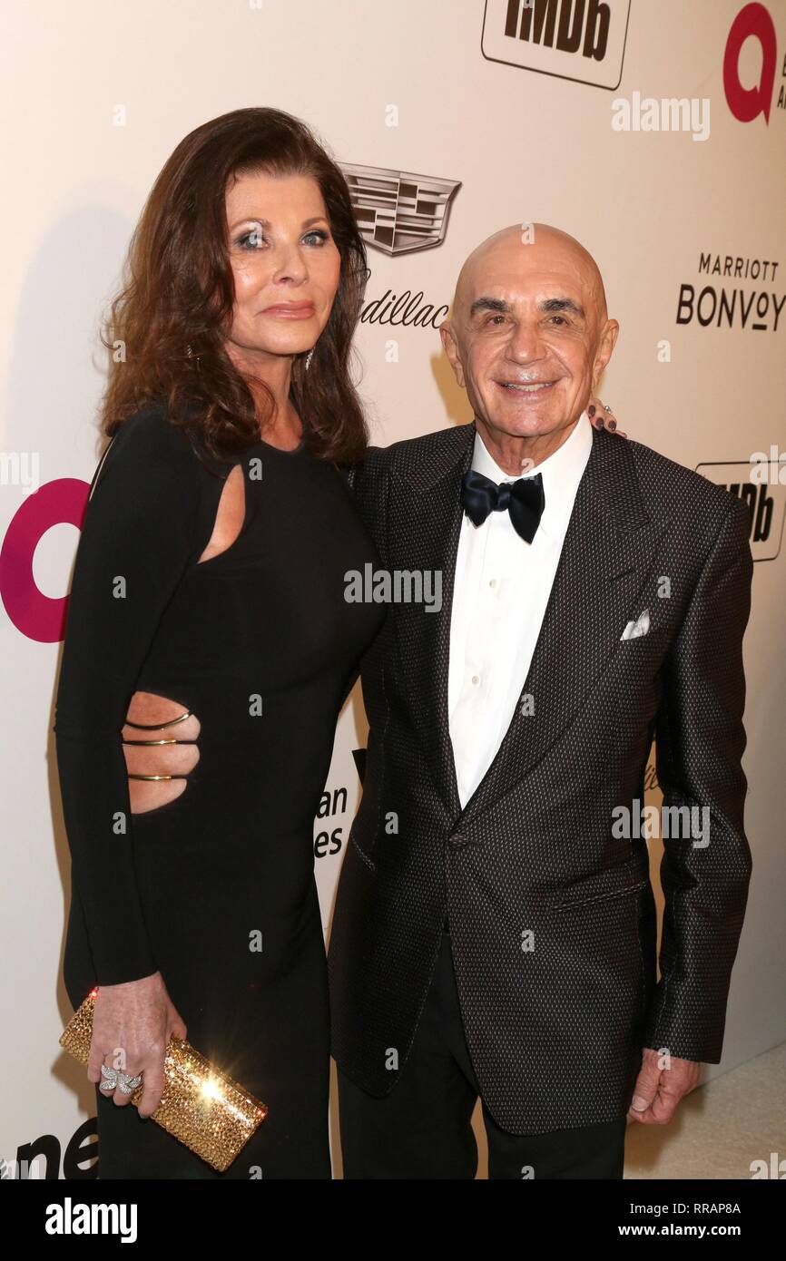 West Hollywood Ca 9th Feb 2020 Robert Shapiro Linell Shapiro At