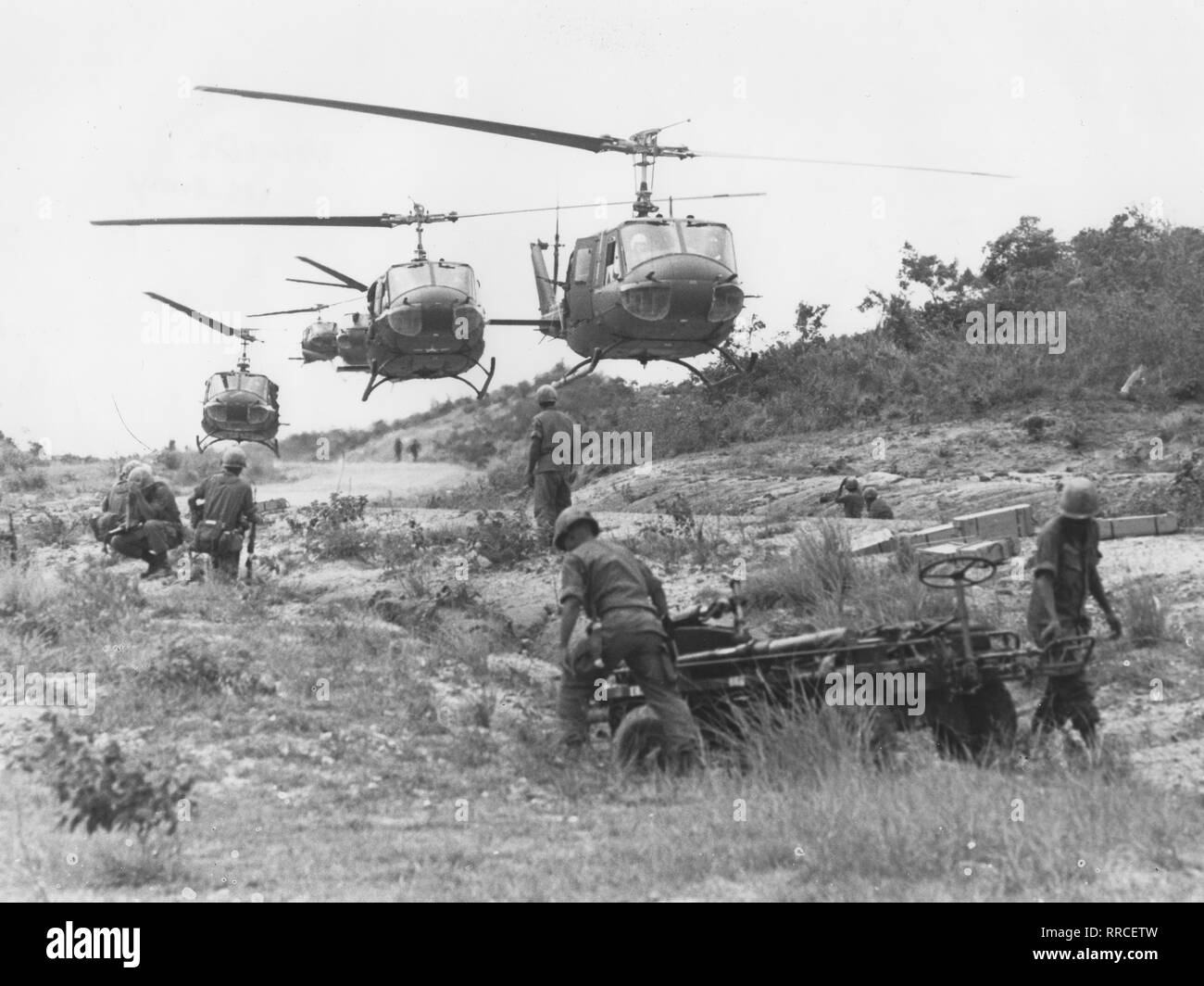 Guerra de Vietnam Foto de stock