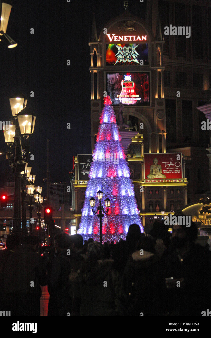  Adorno de Navidad de Las Vegas para ver la Torre Eiffel,  Nevada, Estados Unidos, recuerdo de viaje, colgante personalizado para  árbol de Navidad : Hogar y Cocina
