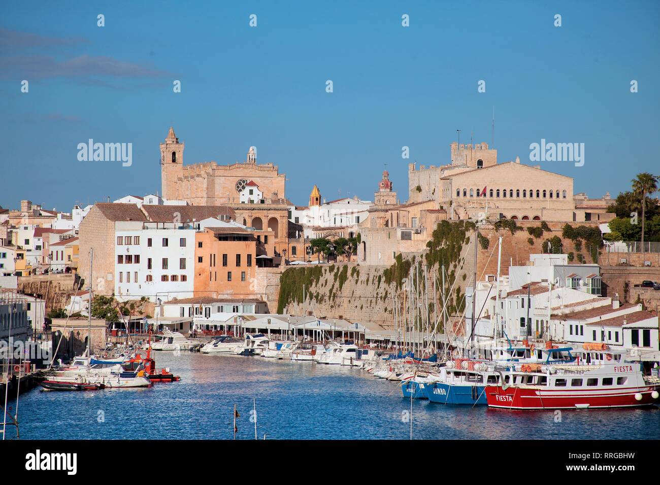 Ciutadella, Menorca, Islas Baleares, España, Mediterráneo, Europa Foto de stock