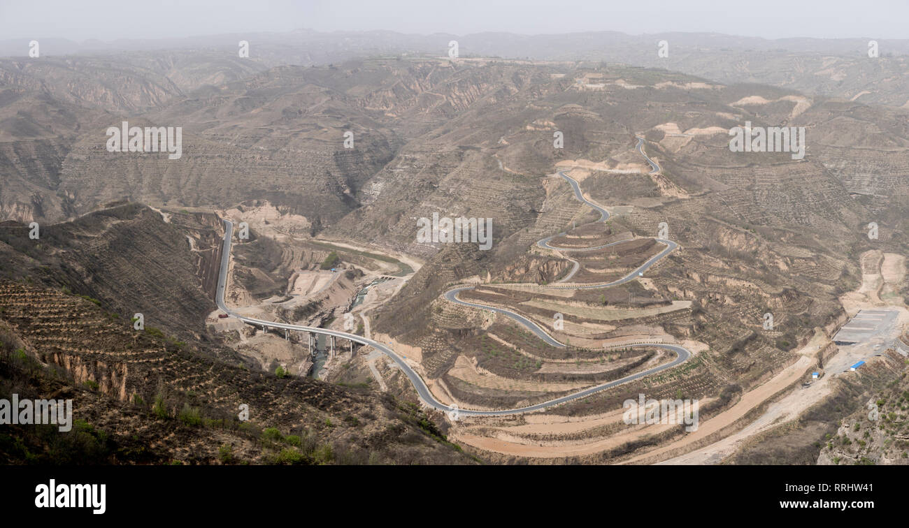 La provincia de Shaanxi, China, Asia Foto de stock