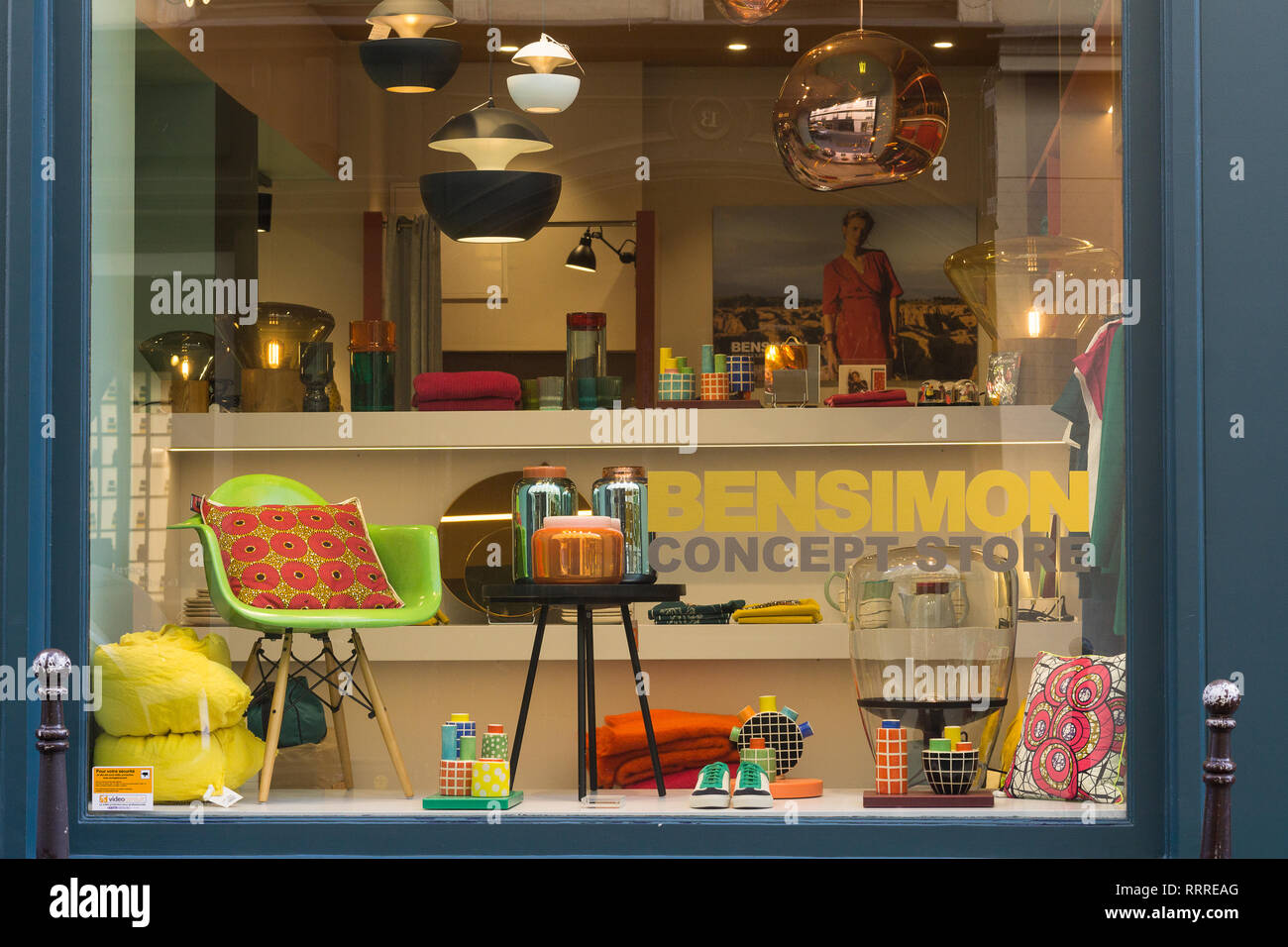 Bensimon Home autour du Monde - concepto de tienda en el barrio de Marais  en París, Francia Fotografía de stock - Alamy