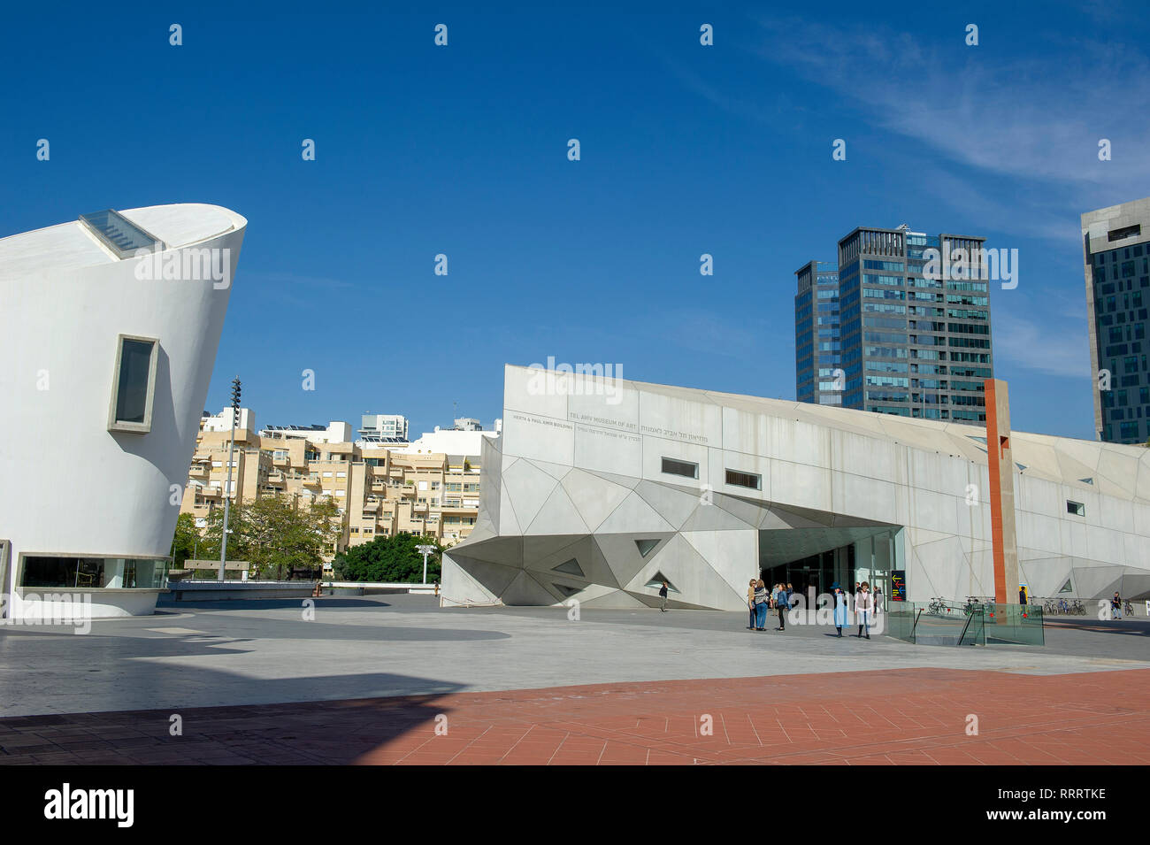 Museo de Arte de Tel Aviv, Tel Aviv, Israel Foto de stock
