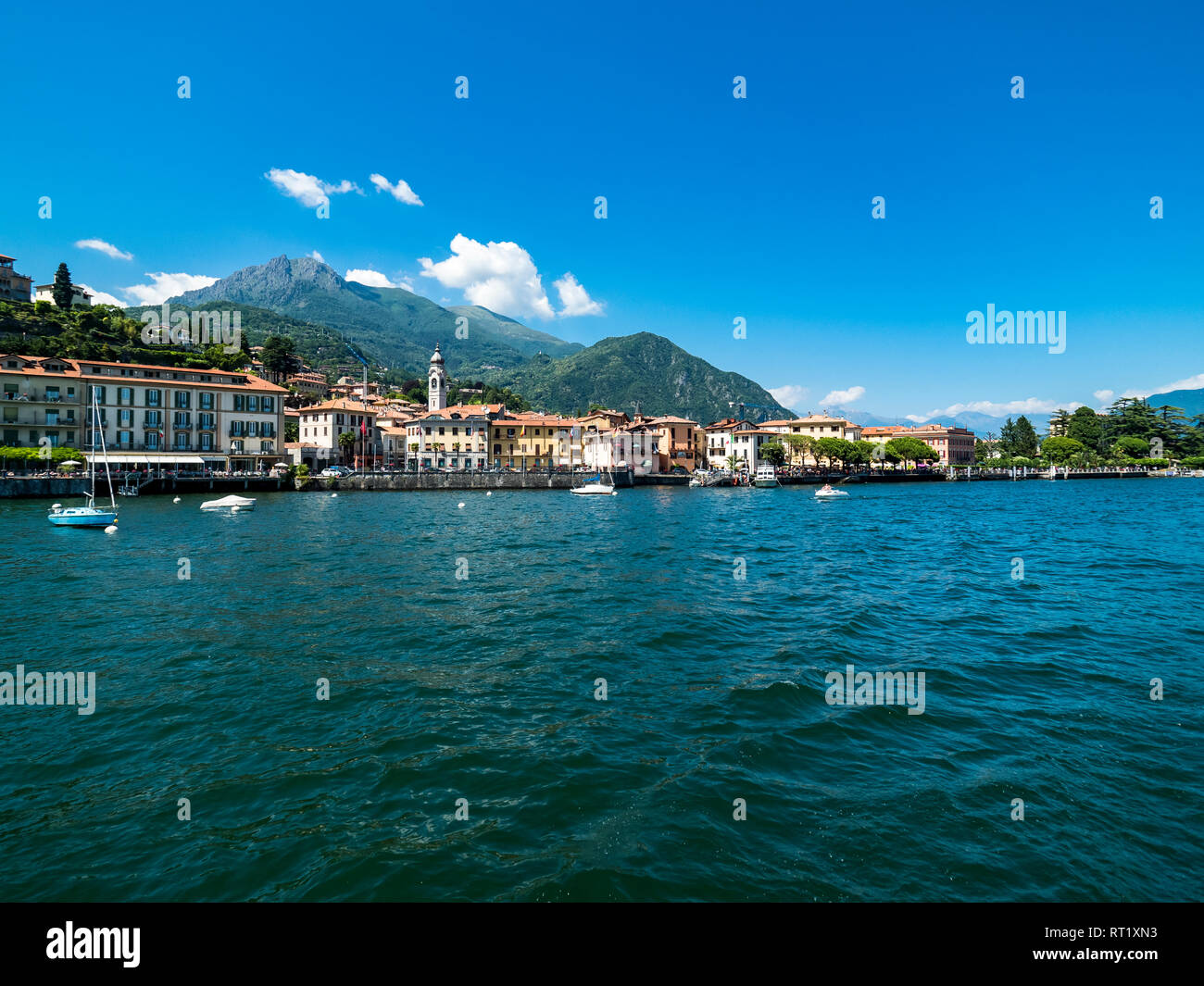 Italia, Lombardía, Menaggio, Lago de Como Foto de stock