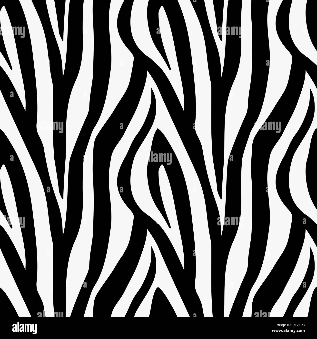Animal Print Zebra patrón mosaico perfecta Imagen Vector de stock Alamy