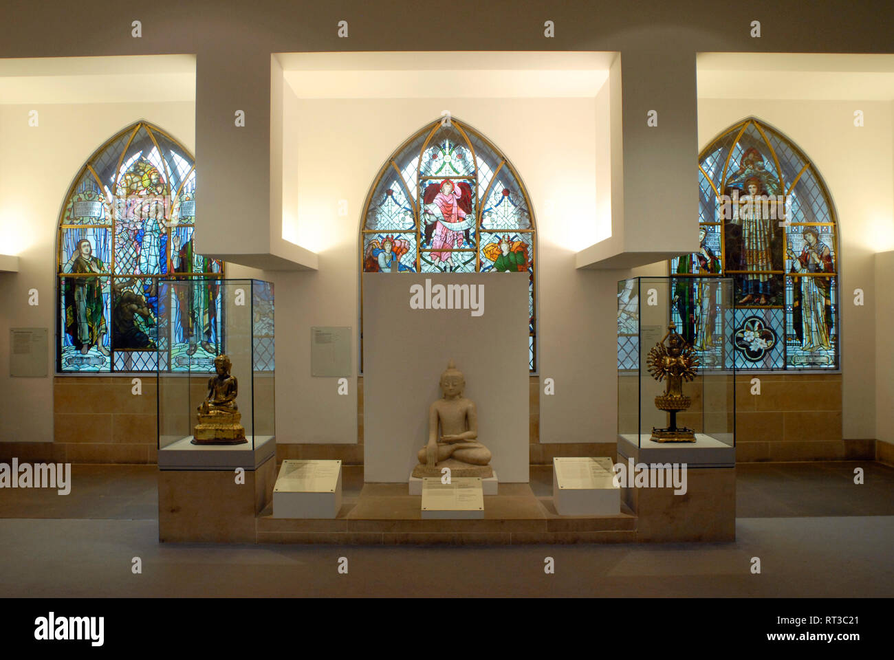 Turismo cultural: Museo de vida religiosa y Arte Saint Mungo en Glasgow, Escocia, Reino Unido Foto de stock