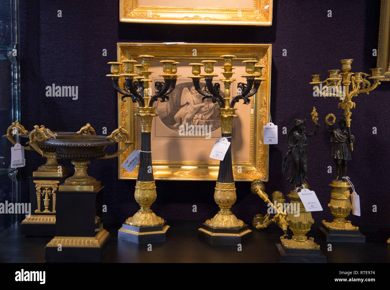 Bonhams, Knightsbridge, Londres, Reino Unido. El 1 de marzo, 2019. Colección privada y Galería de Alain Morvan Antiquitäten previsualizar antes de su venta en Bonhams el 6 de marzo. Crédito: Malcolm Park/Alamy Live News. Foto de stock