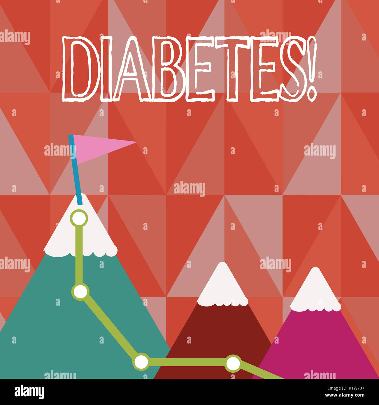 Texto de escritura de la diabetes. Concepto Significado condición médica  diagnosticada con incremento de azúcar de alto nivel Fotografía de stock -  Alamy