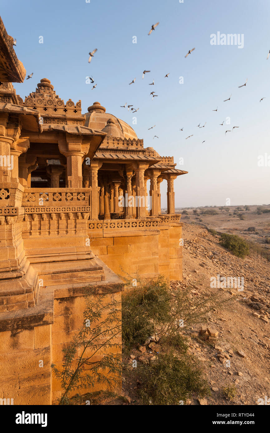 Bada Bagh, Jaisalmer, Rajasthan, India, Asia Foto de stock