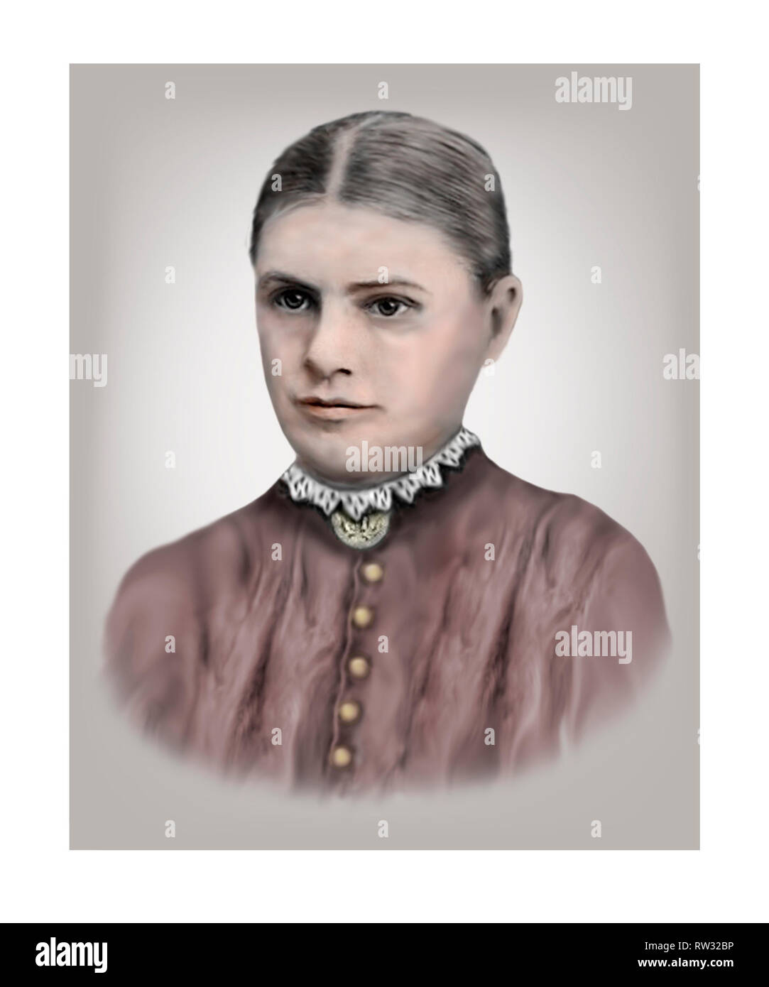 Mary Adela Blagg 1858-1944 astrónomo inglés Foto de stock