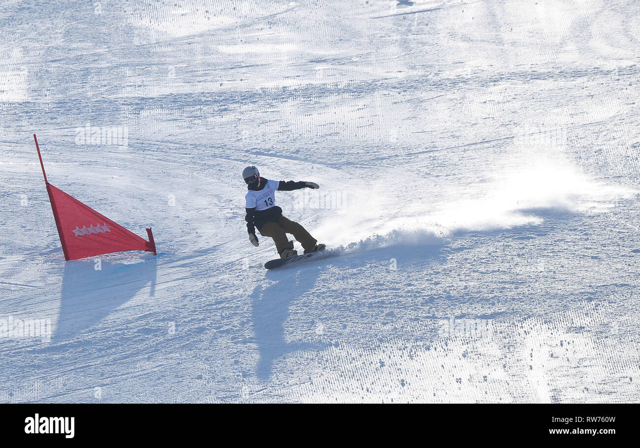Slalom gigante paralelo femenino fotografías e imágenes de alta