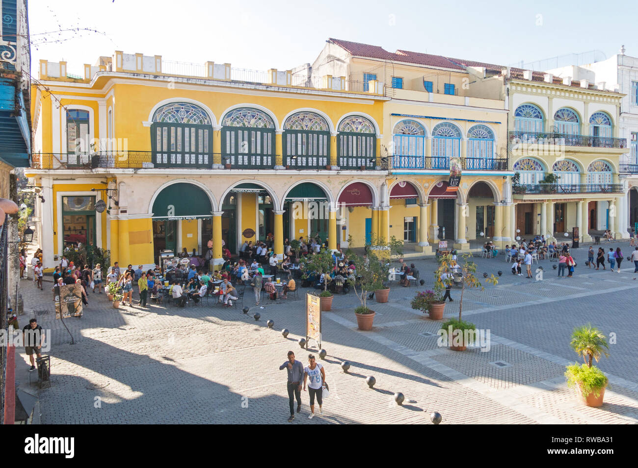 La Habana, Cuba 16 de enero de 2017 La histórica Plaza Vieja o Plaza