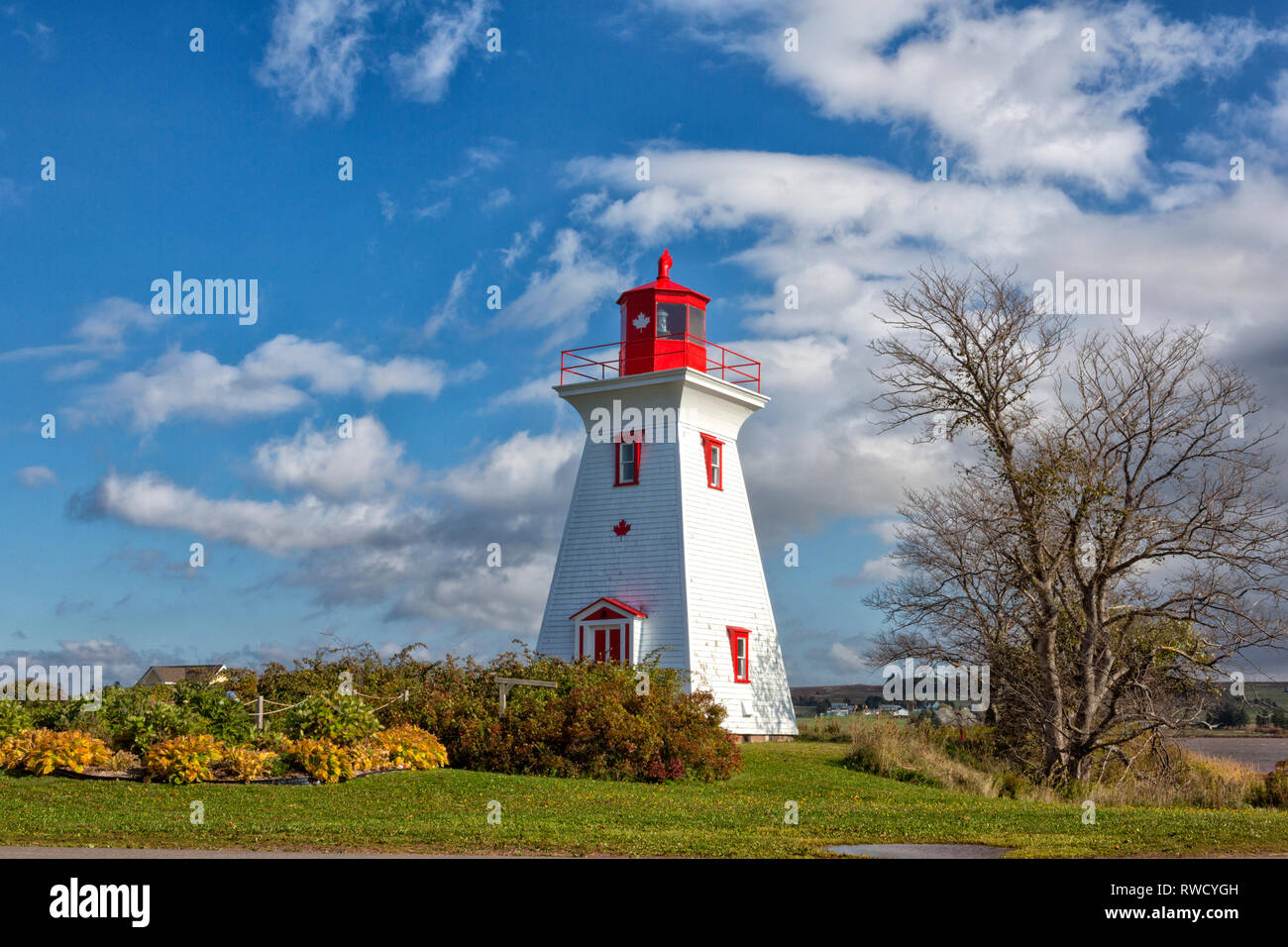 Faro, Victoria, Prince Edward Island, Canadá Foto de stock