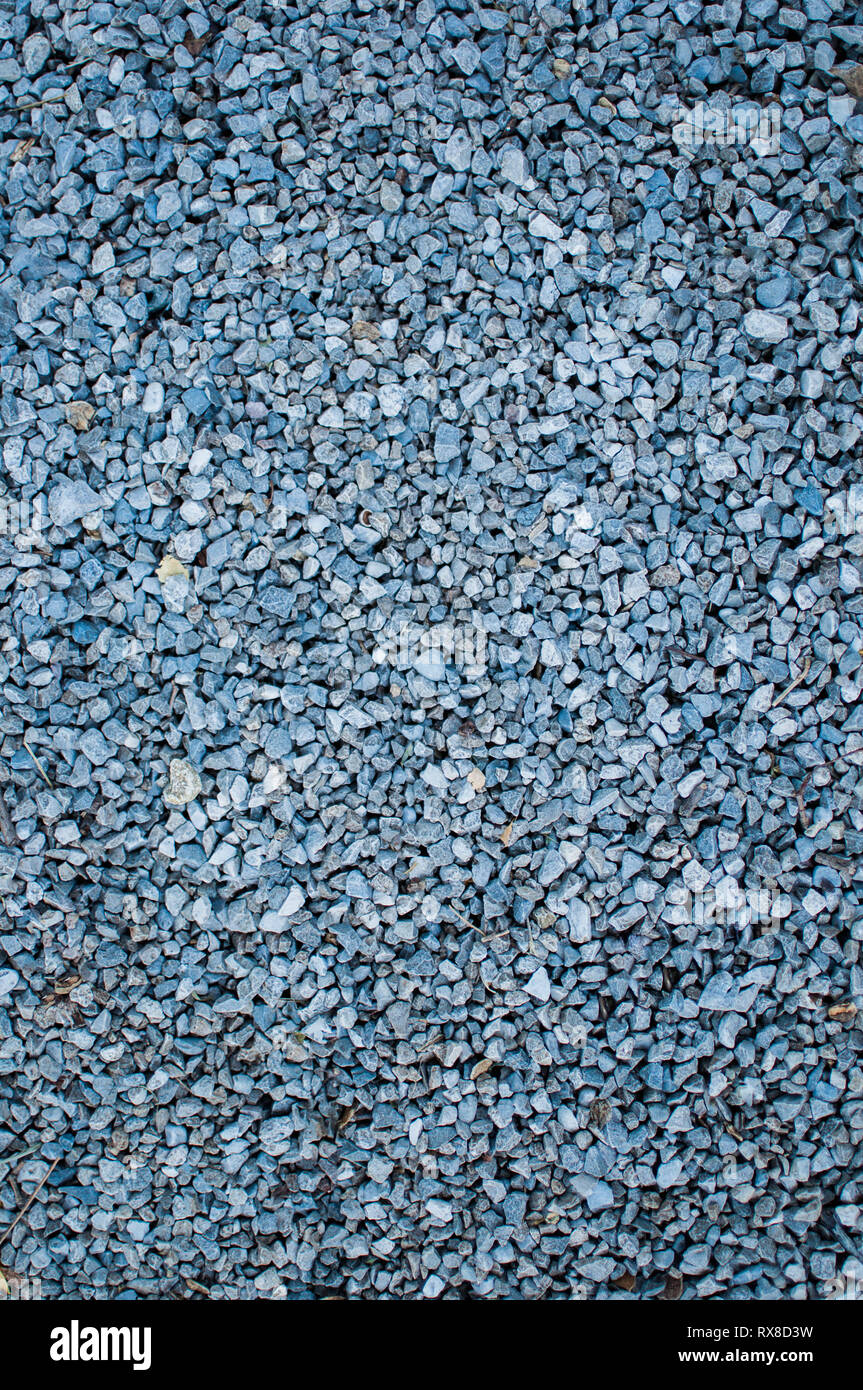 Fondo de guijarros de piedra gris azulado Foto de stock