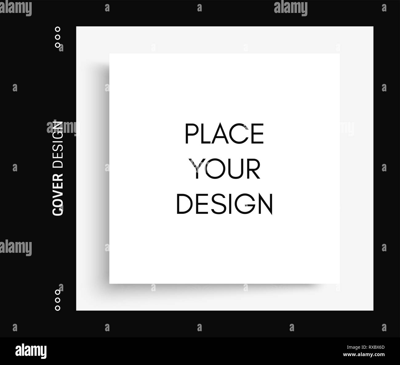 Boceto de una revista con orientación horizontal o catálogo. La hoja