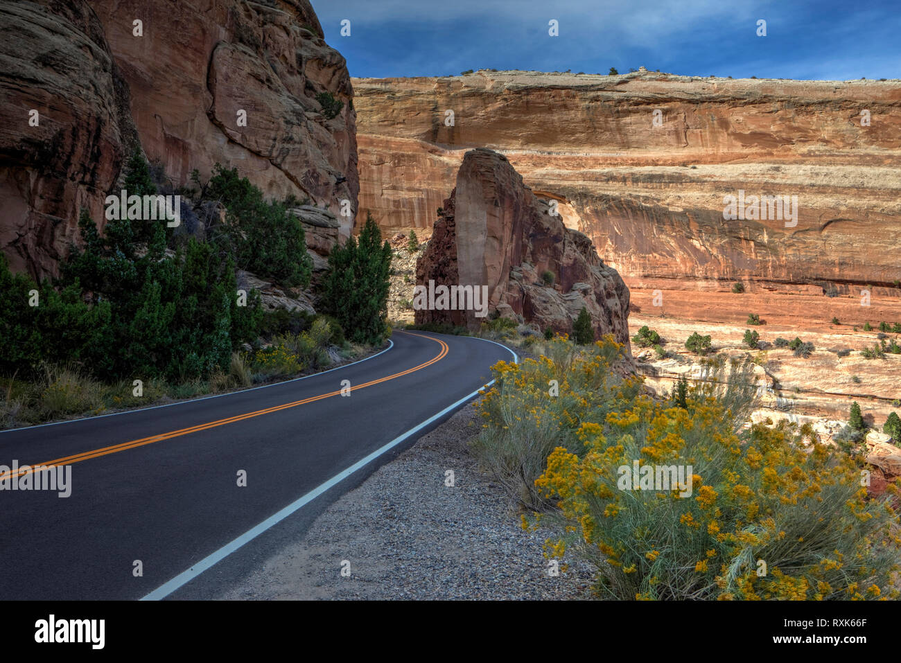 Monumento Nacional de Colorado, Colorado, EE.UU. Foto de stock