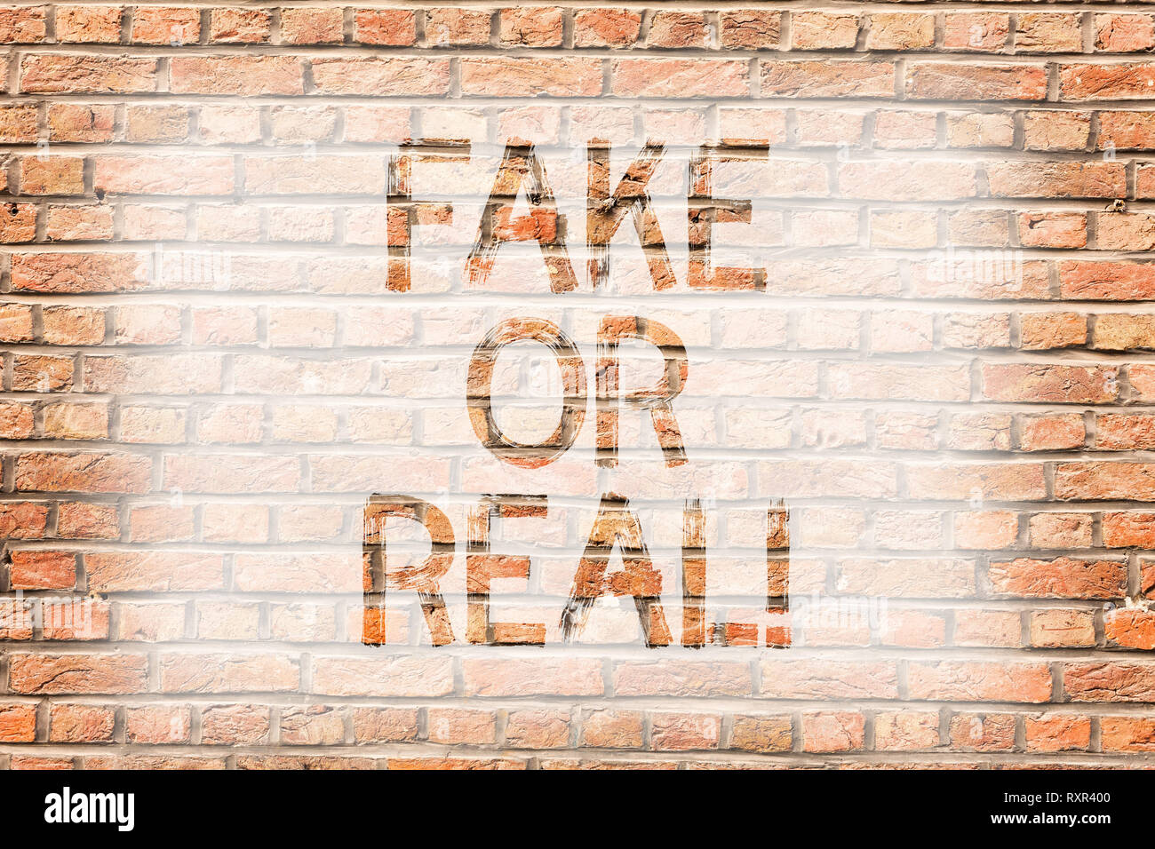 Cartel En Texto Falso O Verdadero Foto Y Texto De Negocios